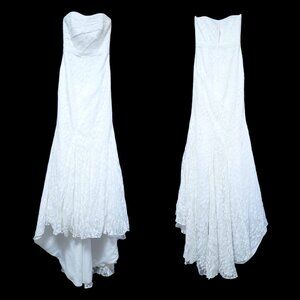 Galina Wedding Bridal Gowns Dress Strapless Size 4